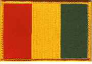 Guinea Flag Patch - Rectangle