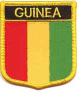 Guinea Flag Shield Patch