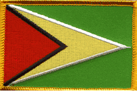 Guyana Flag Patch - Rectangle