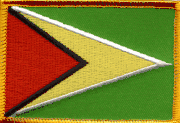 Guyana Flag Patch - Rectangle