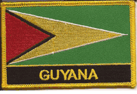 Guyana Flag Patch With Name