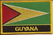 Guyana Flag Patch With Name
