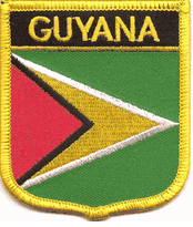 Guyana Flag Shield Patch