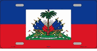 Haiti Flag License Plate