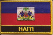 Haiti Flag Patch with Name