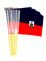 Haiti Flags 12" x 18"