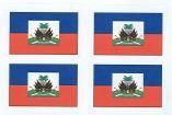Haitian Flag Stickers - Sheet of 50