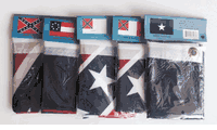 Historical Rebel Flag Set - Five 3'x5' Polyester Flags