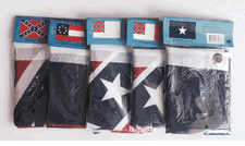 Historical Rebel Flag Set - Five 3'x5' Polyester Flags
