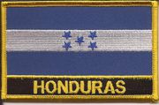 Honduras Flag Patch with Name