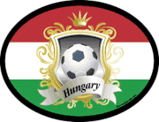 Hungary Soccer Flag It Oval Decal
