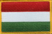 Hungary Flag Patch - Rectangle