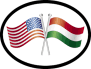 Hungary Friendship Flag-It Oval Decal