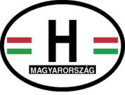 Hungary Flag It Oval Decal