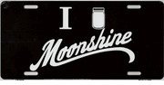 I Love Moonshine License Plate