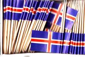 Iceland Flag Toothpicks
