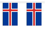 Iceland String Flag Bunting