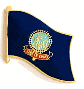 Idaho Flag Lapel Pin - Single