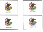 Illinois Flag Stickers