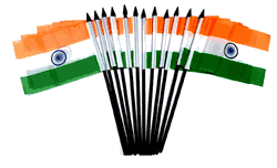 India 4"x6" Polyester - 12 Per Pack