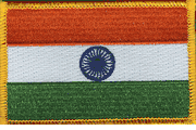 India Flag Patch - Rectangle