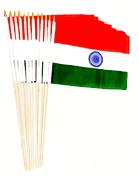 India Flags 12" x 18"