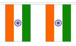 India String Flag Bunting