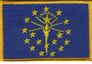 Indiana Flag Patch