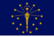 Indiana State Nylon Flags - All Popular Sizes