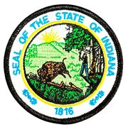 Indiana State Seal Patch