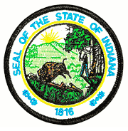 Indiana State Seal Patch