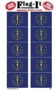 Indiana Stickers 50 Stickers per package