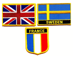 International Flag Patches