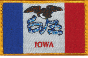 Iowa Flag Patch