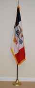 Iowa State Indoor Flag Set