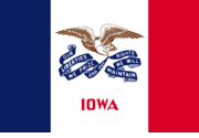 Iowa State Nylon Flags - All Popular Sizes