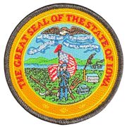 Iowa State Seal Patch