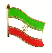 Iran Flag Lapel Pin - Single