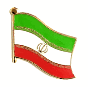 Iran Flag Lapel Pin - Single