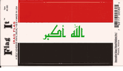 Iraq Flag Decal