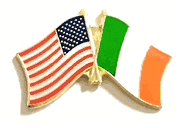 Ireland Flag Lapel Pin - Double