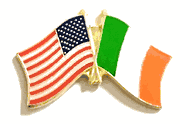 Ireland Flag Lapel Pin - Double