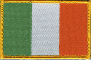 Ireland Flag Patch - Rectangle
