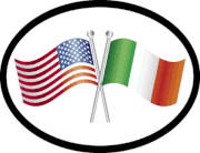 Ireland Friendship Flag-It Oval Decal