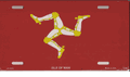 Isle of Man Flag LIcense Plate