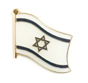 Israel Flag Lapel Pin - Single