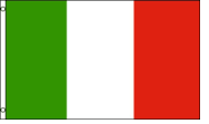 Italy 3x5 Nylon Flag - Imported