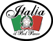 Italy Motto Flag It Oval Decal
