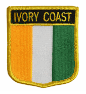 Ivory Coast (Cote d'Ivoire) Shield Patch