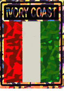 Ivory Coast (Cote d'Ivoire) Vinyl Reflective Decal